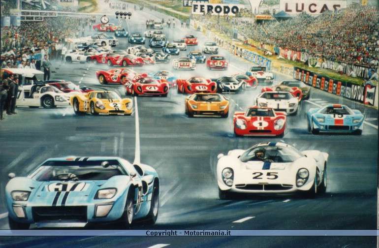 24h Le Mans, La storia del mitico duello Ferrari-Ford, Davide contro Golia 1 a1 Le Mans 1967