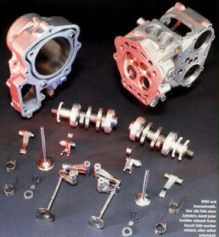 1989 -1992 la BMW R1 SBK in tutto segreto prende forma. 2 BMWteile