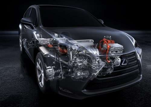 Test Drive: Lexus NX Hybrid F-Sport 197cv 4WD, tecnologia, confort e personalità 7 NX 300h X ray front view e1530033894117