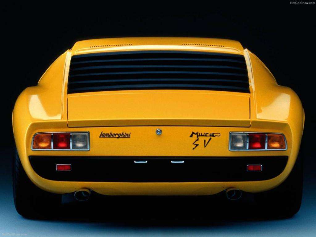 Autostoriche: Lamborghini Miura P400 2 Lamborghini Miura SV 1971 1600 12