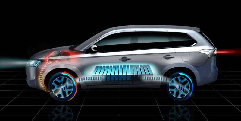 Test Drive: Mitsubishi Outlander 2.4 litri PHEV, più efficienza e prestazioni 18 005 2012 outlander phev