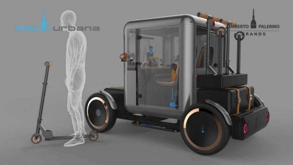 Mole Urbana: La nuova idea di mobilità cittadina secondo Umberto Palermo 9 Mole Urbana auto elettrica scaled 1