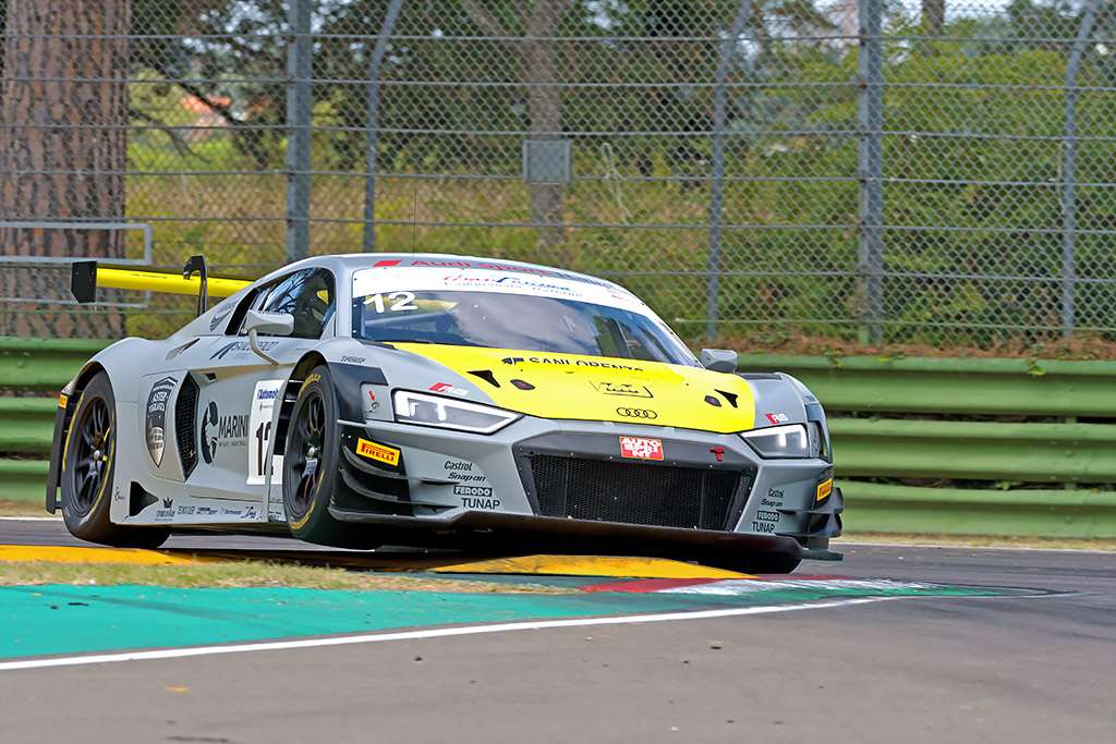 Campionato Italiano GT: il riassunto del weekend imolese 2 AND 0819 R.Agostini D.Mancinelli V.Postiglione Audi Sport Italia