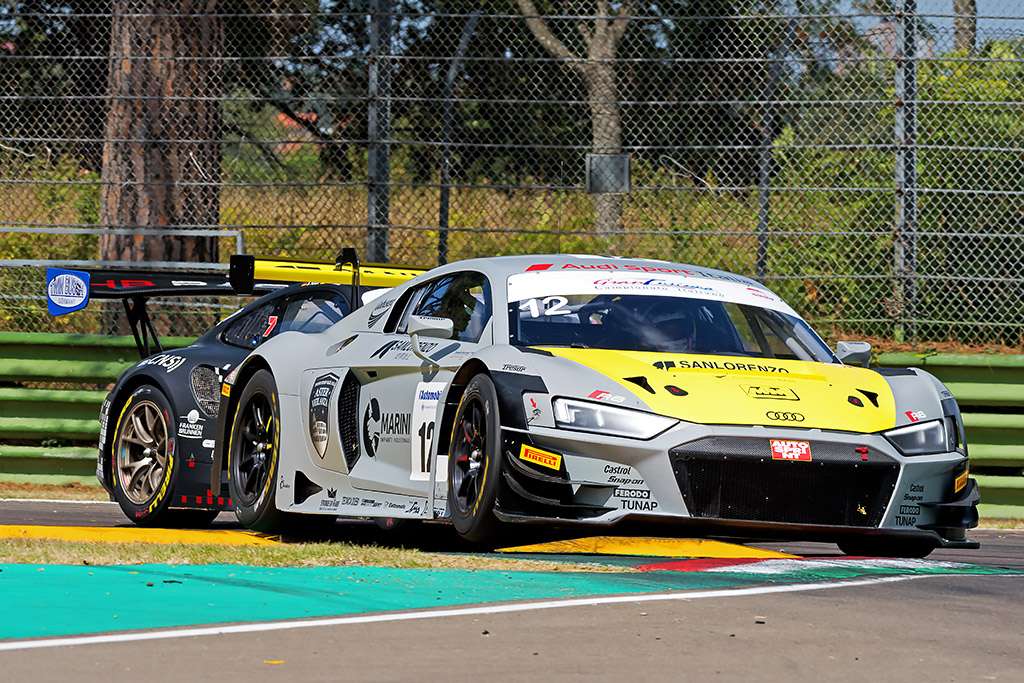 Campionato Italiano GT: il riassunto del weekend imolese 5 AND 0893.jpg R.Agostini D.Mancinelli V. Postiglione Audi Sport Italia