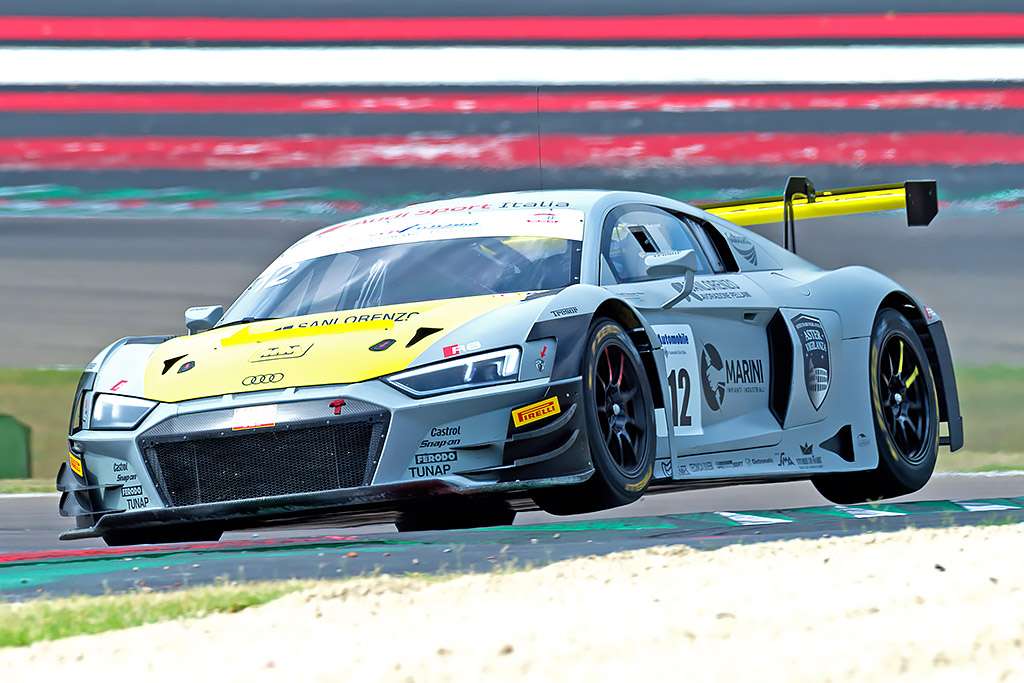 Campionato Italiano GT: il riassunto del weekend imolese 39 BEA 3041.jpg R.Agostini D.Mancinelli V.Postiglione Audi Sport Italia