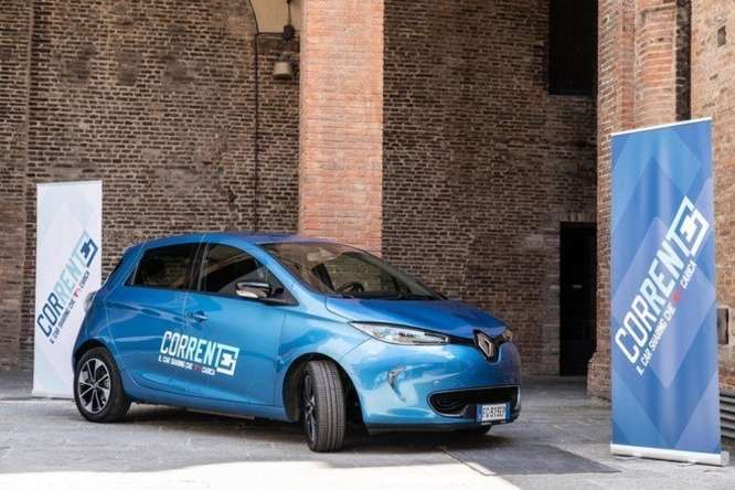 Mobilità: RENAULT E TPER RINNOVANO IL CAR SHARING “CORRENTE” 100% con RENAULT ZOE 1 Car Sharing Corrente