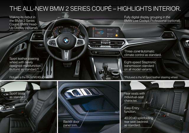 BMW: Nuova Serie 2 Coupè, sportiva ma con stile 3 small 2