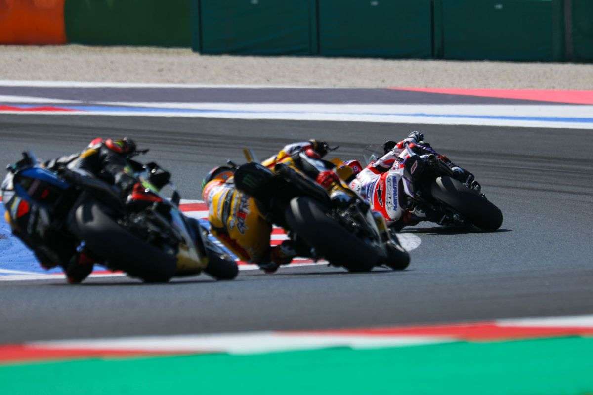 A Misano tripudio Ducati: trionfo di Martin ma anche di Bagnaia, terzo al traguardo. 27 HH0A9425