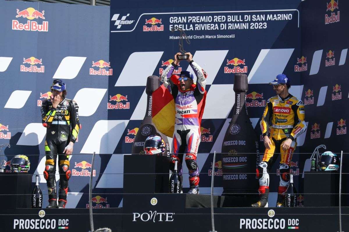 A Misano tripudio Ducati: trionfo di Martin ma anche di Bagnaia, terzo al traguardo. 25 HH0A9787
