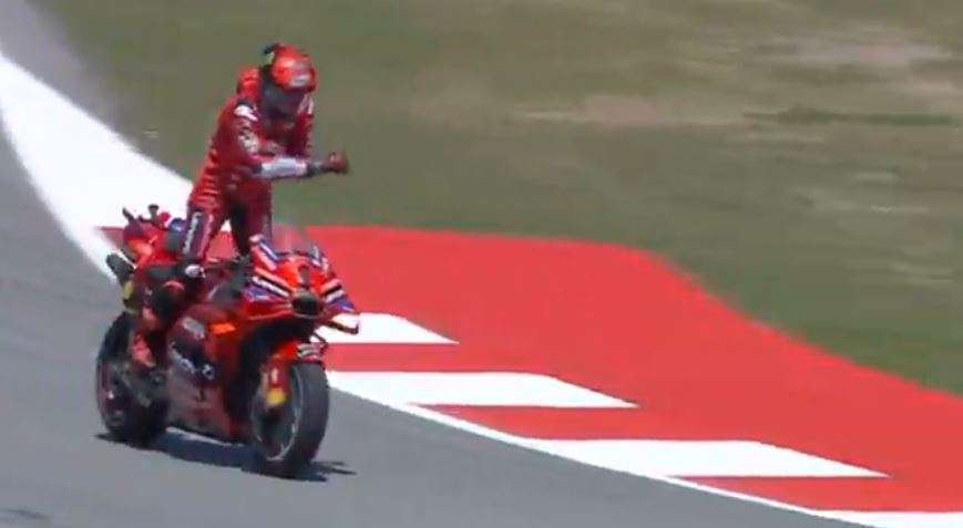Pagellone non richiesto del GP de Catalunya 1 gesto bagnaia