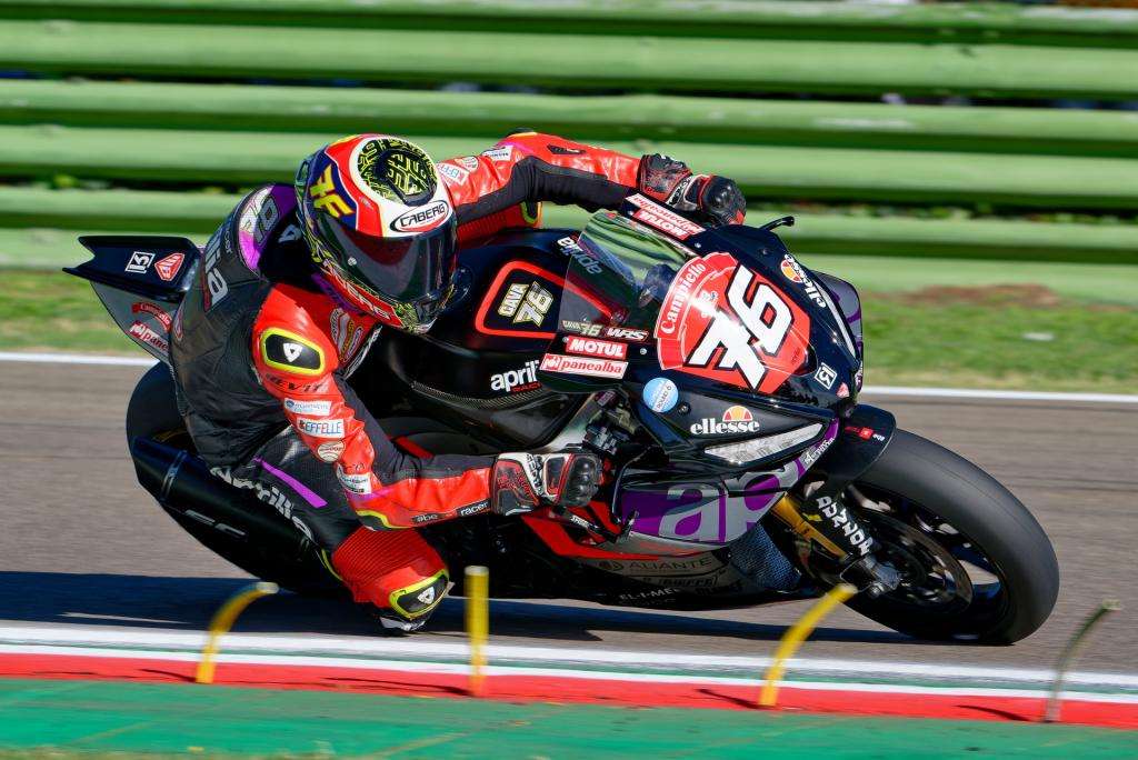 ULTIMO GIRO DI GIOSTRA PER IL CIV A IMOLA IN MEMORIA DI LUCA SALVADORI 16 CIV SBK R6 Cav 03