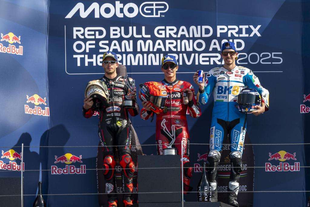 MotoGp Misano: Bezzecchi non resiste alla forza di Marquez 1 MotoGP GP San Marino 2025free practice 20793