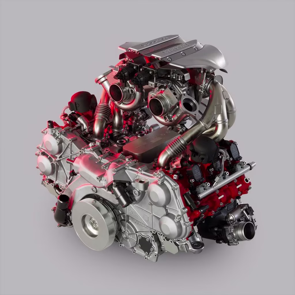 Analisi Tecnica: Ferrari F80, L'Hypercar da 1200 CV per gli 80 Anni del Cavallino 2 670fc3516eba150012b0f054 ferrari f80 engine focus 2