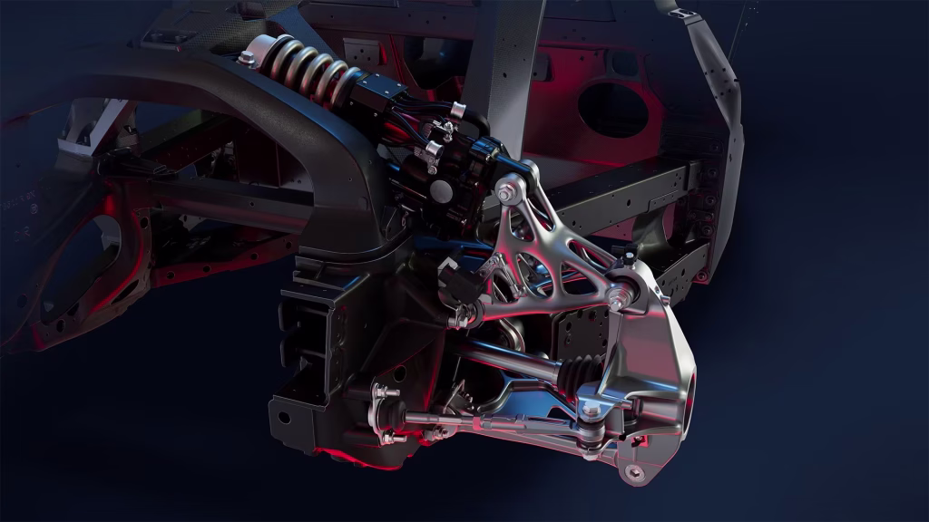 Analisi Tecnica: Ferrari F80, L'Hypercar da 1200 CV per gli 80 Anni del Cavallino 8 6710ad7bbd9b53001088098c ferrari f80 suspension focus 2 1