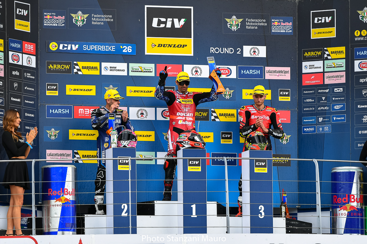 CIV Mugello: Pirro e Delbianco si dividono la Superbike, Antonelli e Fuligni protagonisti in Supersport 13 Mauro Stanzani 2169