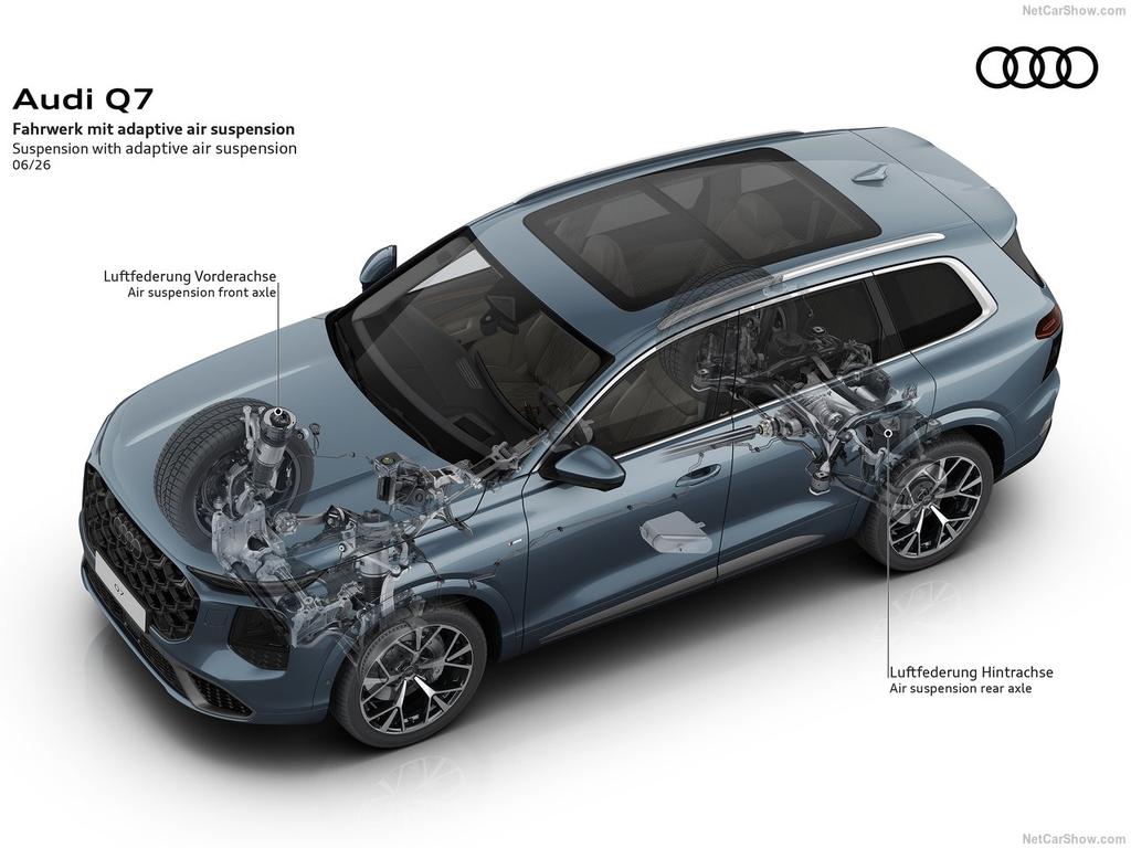 Auto Notizie: Nuova Audi Q7, La terza generazione dell'ammiraglia tra tecnologia OLED e motore V6 TDI 4 Audi Q7 2027 1280 354691aaaf2f708396461548352ffde744